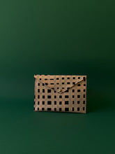 Load image into Gallery viewer, Leather Envelope Carryall- Grid