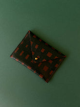 Load image into Gallery viewer, Leather Envelope Wallet - Grid