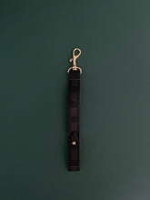 Load image into Gallery viewer, Leather Wristlet Fob - Grid