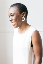 Load image into Gallery viewer, Earrings - Sikio- Ivory- Medium