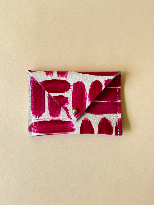BWVA x R-KI-TEKT - Leather Envelope Wallet - Card Holder - OMI FEMME