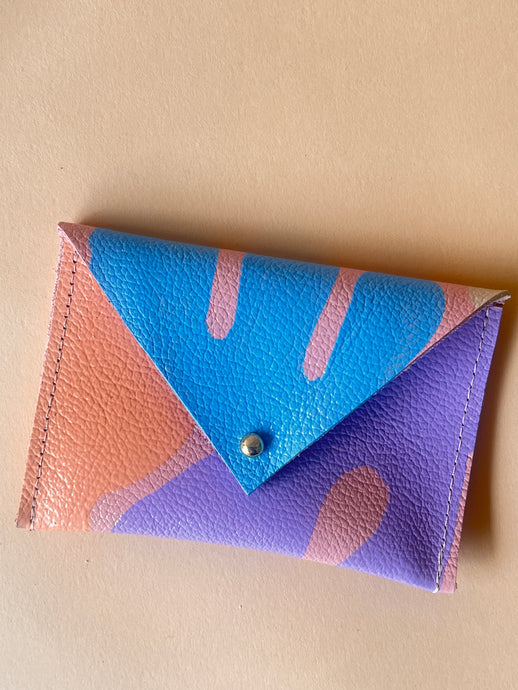 Leather Envelope Wallet - Card Holder - Amani