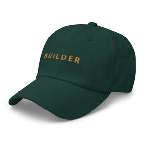 Builder - Dad Hat - Forest Green