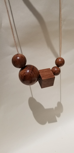 Wooden Bead Necklace - JOZI