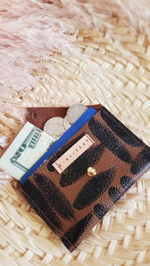 Leather Envelope Wallet - Card Holder- OMI EARTH