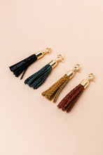 Load image into Gallery viewer, Leather Tassel Key Fob-Wovens