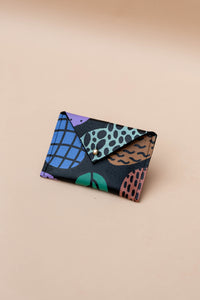Leather Envelope Wallet - Card Holder -DELMAS