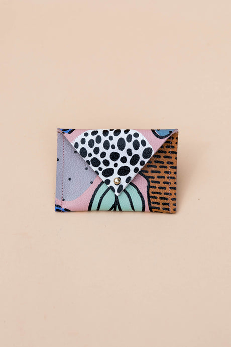 Leather Envelope Wallet - Card Holder - Suri