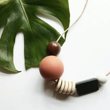 Load image into Gallery viewer, Wooden Bead Necklace- SURMA